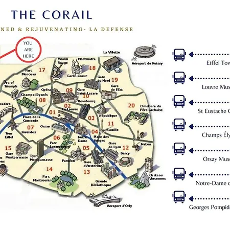 Le Corail - Raffiné&ressourçant - La Défense Appartamento *